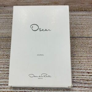 Oscar de‎ la Renta Parfums Journal White Notebook Diary Stationary New w/ Box